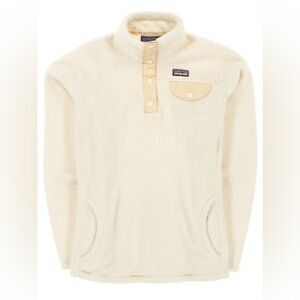 Patagonia Girl’s White Fleece Pullover